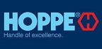 logo for the "Hoppe" door furniture company, well known for their Arrone range