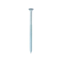 TWINTHREAD WOODSCREW CSK POZI 8 X 3"  4x80mm  BZP