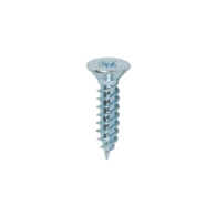 TWINTHREAD WOODSCREW CSK POZI 4 X 1/2"  3x2mm  BZP