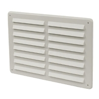 LOUVRE VENT 9 X 6 WHITE