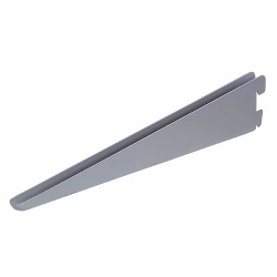 TWIN SLOT SHELF BRACKET 220mm WHITE TGS.B220