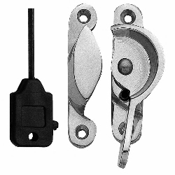 LOCKING FITCH SASH FASTENER POLISHED CHROME THD183LCP