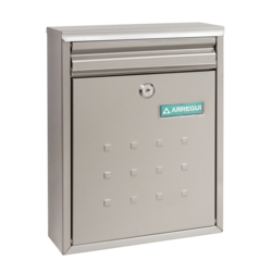 ARREGUI DIME STAINLESS STEEL POST BOX