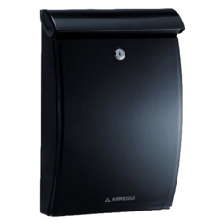 ARREGUI MININOVA BLACK PLASTIC POST BOX