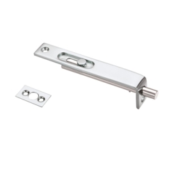 SUNK SLIDE 100mm FLUSH BOLT POLISHED CHROME FB01CP