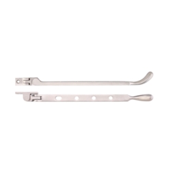 BULB END CASEMENT STAY 10" 254mm SATIN NICKEL FB101PVDSN