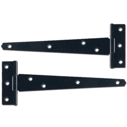 LIGHT TEE HINGES No. 121A BLACK 9" 121A0150BK