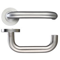 ZOO STAINLESS RETURN TO DOOR ROUND ROSE HANDLE SSS ZPS030SS