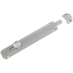 ZOO 202mm SURFACE MOUNTED FLAT BOLT POLISHED BRASS ZAB100CSC