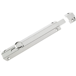 ZOO 202mm SURFACE MOUNTED FLAT BOLT POLISHED BRASS ZAB100CCP