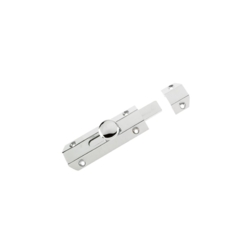 ZOO 102mm SURFACE MOUNTED FLAT BOLT POLISHED CHROME ZAB100CP