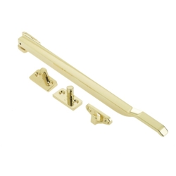 CASEMENT STAY 250mm POLISHED BRASS JW77PB