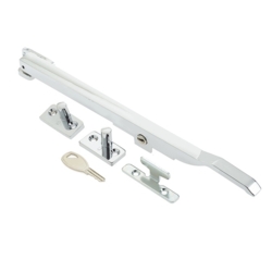 LOCKING CASEMENT STAY 250mm POLISHED CHROME JW77LPC