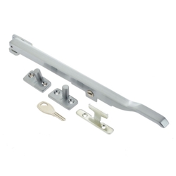 LOCKING CASEMENT STAY 250mm SATIN CHROME JW77LSC