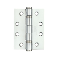 ZOO 102 x 76mm BALL BEARING HINGE POLISHED CHROME ZHS43CP