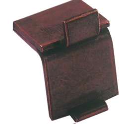 DOUBLE FLAT STUD FOR BOOKCASE STRIP BRONZE 283.01.110