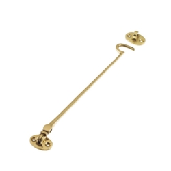 HEAVYWEIGHT 12" CABIN HOOK POLISHED BRASS ZAB65