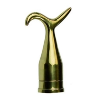 POLE HOOK POLISHED BRASS 3.5/8" / 92mm 2269