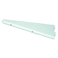 TWIN SLOT SHELF BRACKET 120mm WHITE TGS.B120