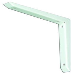 MITRED SHELF BRACKET 250mm WHITE TGS.M2525