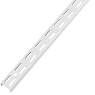 TWIN SLOT SHELF UPRIGHT WHITE 710mm TGS.U071