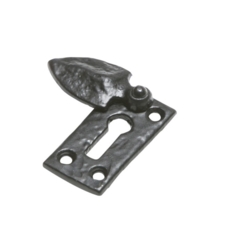 KIRKPATRICK 3011 MORTICE KEY COVERED ESCUTCHEON ANT. BLACK