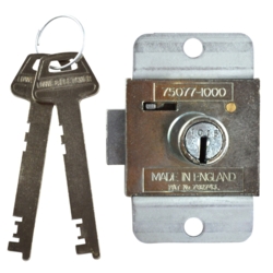 7 LEVER LOCKER LOCK C/W 2 KEYS 22mm NOZZLE