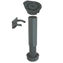 SET OF 4 PLINTH FEET BLACK 637.96.303