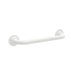 WHITE COATED STEEL GRAB RAIL 450 x 35mm 45035WH
