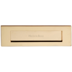 HERITAGE BRASS 10"X 3" LETTER PLATE POLISHED V850-254-PB