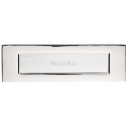 HERITAGE BRASS LETTER PLATE 10" X 3" CHROME V850-254-PC