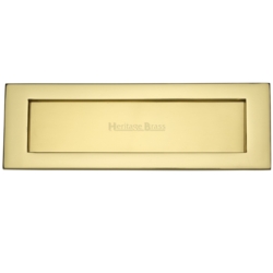 HERITAGE BRASS LETTER PLATE 12" X 4" POLISHED V850-305-PB