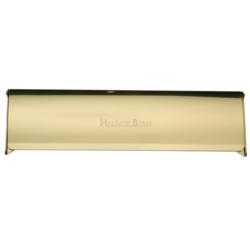 INTERIOR LETTERFLAP 12" POLISHED BRASS V860 299-PB