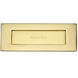 HERITAGE BRASS 8"X3" LETTER PLATE POLISHED V850 203-PB