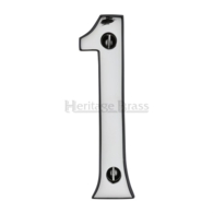 FACE FIX NUMERAL "1" 76mm 3" POLISHED CHROME C1561-1PC