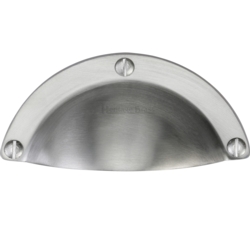 BANKER'S DRAWER PULL SATIN CHROME C1700-SC