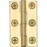 CABINET HINGE NATURAL BRASS 1 1/2" x 7/8" HG99-110-NB