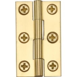CABINET HINGE NATURAL BRASS 1 1/2" x 7/8" HG99-110-NB