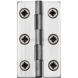 HERITAGE BRASS HINGE 2" SATIN CHROME HG99-115-SC