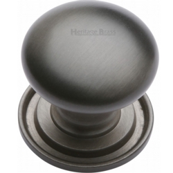 ROUND DESIGN CUPBOARD KNOB MATT BRONZE 32mm C2240-32-MB