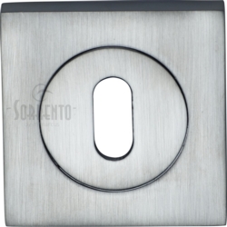 SQUARE KEYHOLE ESCUTCHEON SC SC-SQ0191-SC