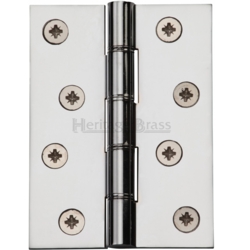 HINGE 4" x 3" PHOSPHOR WASHERS POLISHED CHROME HG99-355-PC