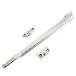 CASEMENT STAY 250mm POLISHED CHROME JW77PC
