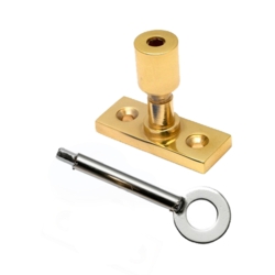 LOCKING STAY PIN FOR CASEMENT STAYS POLISHED BRASS THD257PB