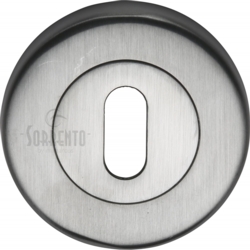 SORRENTO SATIN CHROME MORTICE KEY ESCUTCHEON SC-0191-SC