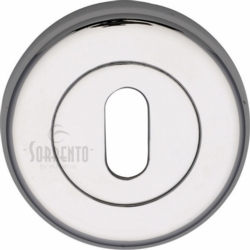 SORRENTO POL. CHROME MORTICE KEY ESCUTCHEON SC-0191-PC