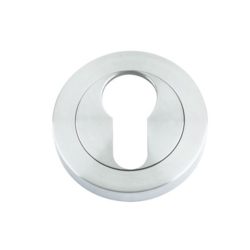 ROSSO MANIGLIE EURO PROFILE ESCUTCHEON SAT. CHROME RM001SC