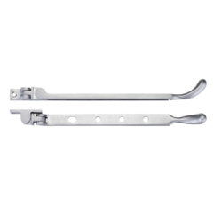 BULB END CASEMENT STAY 10" 254mm SATIN CHROME FB101SC