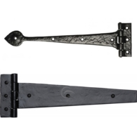Traditional black T hinges