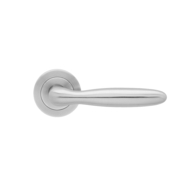 CORFU LEVER ON ROSE SATIN STAINLESS STEEL ER24 OS 71